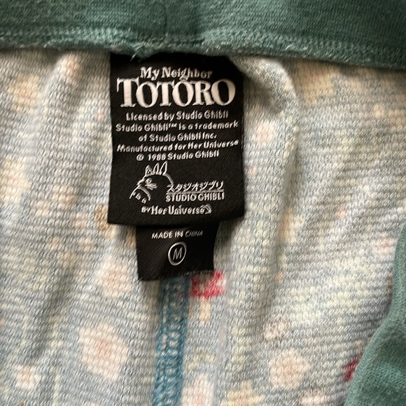 Her Universe Sz M My Neighbor Totoro Jogger PJ  Pants ONLY - Picture 9 of 12